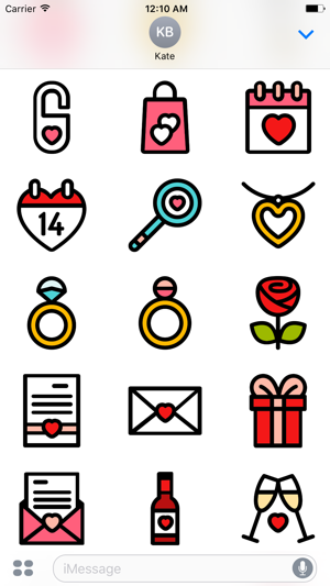 REd LOVe - Couple Stickers(圖2)-速報App