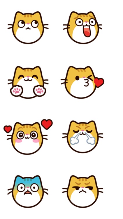 Satisfied Cat Emojis