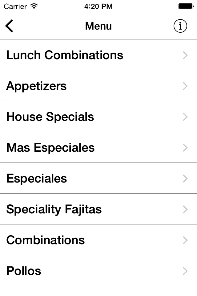 Margaritas Mexican Grill App screenshot 3