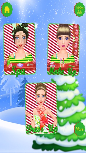 Christmas Salon - Makeover Dress up Games For Girl(圖4)-速報App