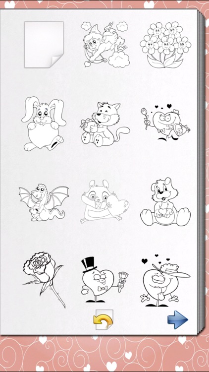 Valentines Coloring Book screenshot-4