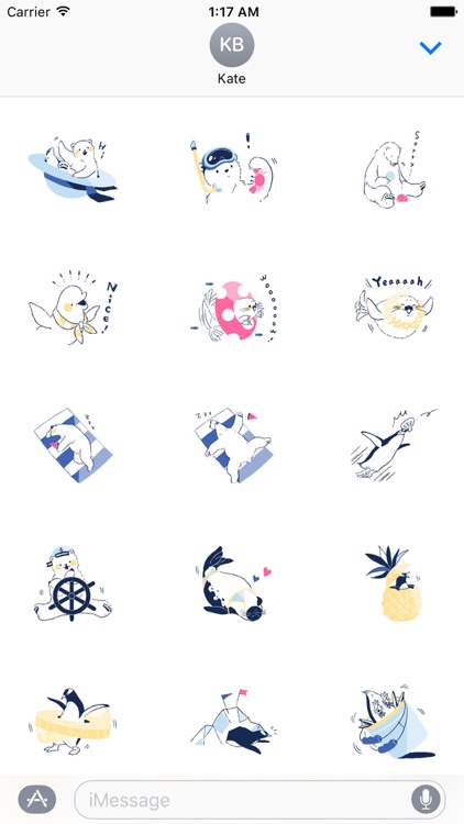 Animals Of The Antarctic Stickers