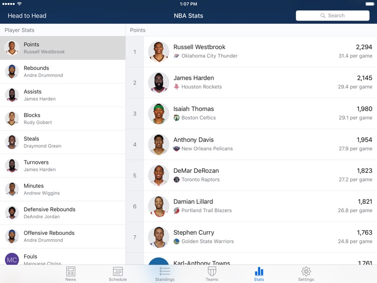 Pro Basketball Live for iPad screenshot-3