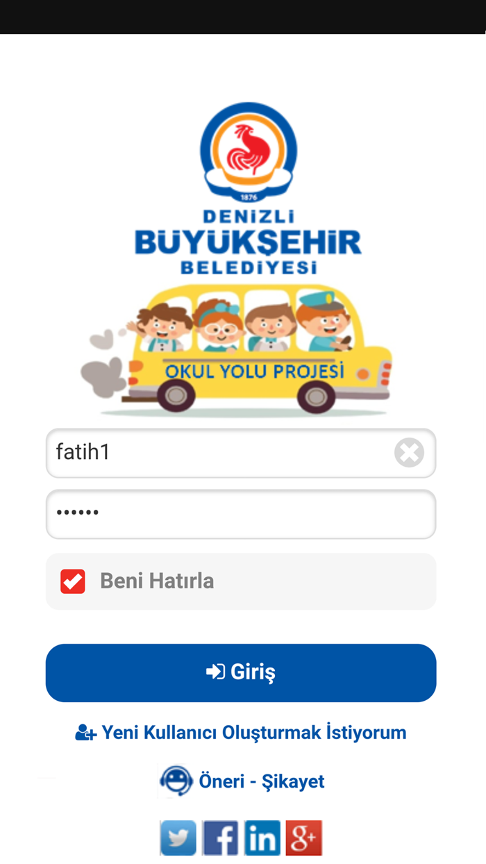 Denizli B.Şehir Bld. Okul Yolu