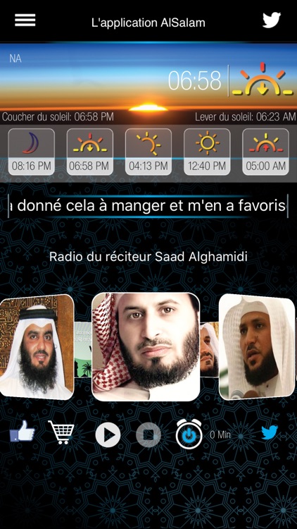 AlSalam Coran temps de prière Qibla Athan mosquées screenshot-4