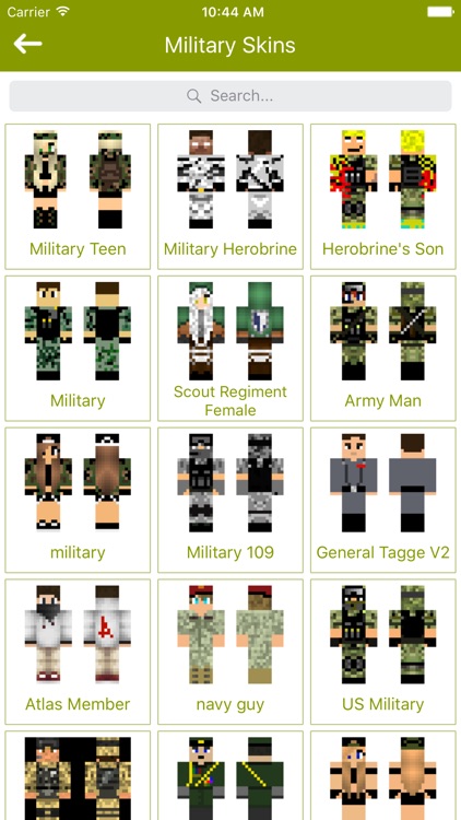army herobrine Minecraft Skin