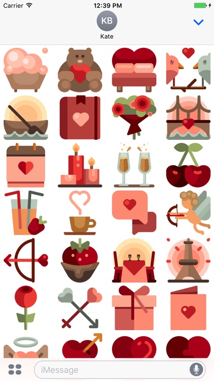 Love Stickers - Romance for Valentine's Day 2017 screenshot-3