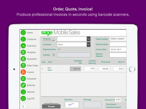 Sage Evolution Mobile Sales screenshot 4