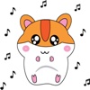 Hammy The Cute Hamster stickers by Zawara