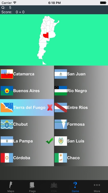 Argentina State Flags, Maps, Info