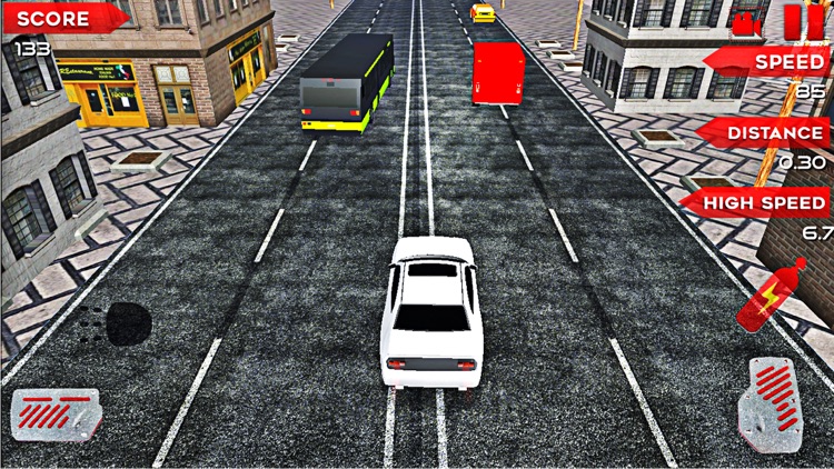 Traffic Highway Car Racer game pro screenshot-4