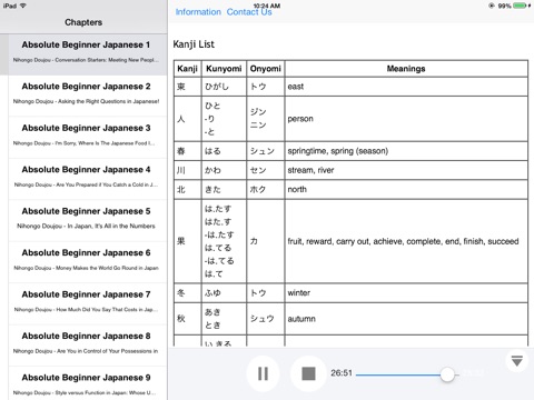 Learn Japanese with Video for iPad screenshot 4