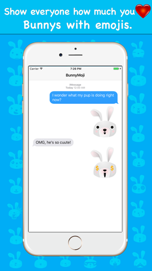 BunnyMoji - Bunny Rabbit Emoji Keyboard(圖2)-速報App