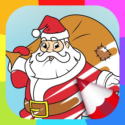 Christmas Coloring Pages: Coloring Book for Kids Icon