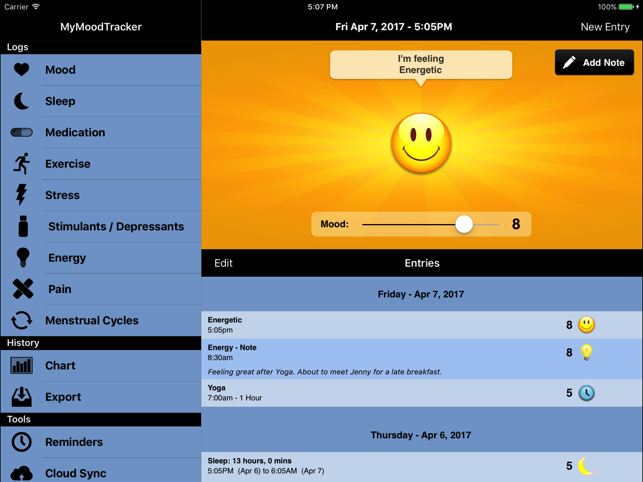 MyMoodTracker for iPad(圖1)-速報App