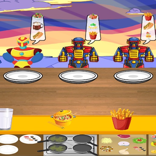 Restaurant Games For Kids And Iron Robot Version Icon