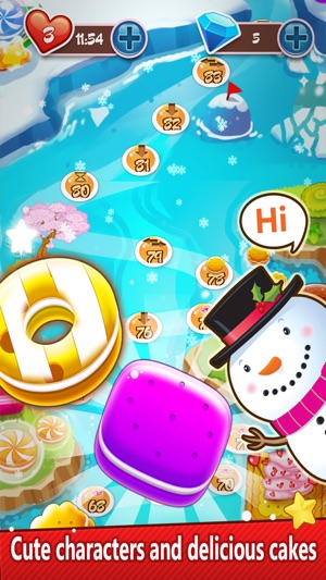 Cookie Fever - a fun puzzle games!(圖1)-速報App