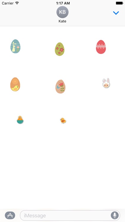 Cute Easter Eggs Sticker