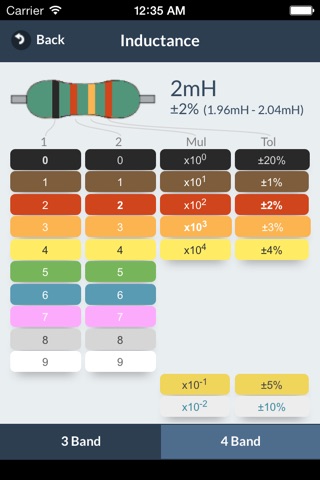 Resistance Calculator Pro screenshot 4