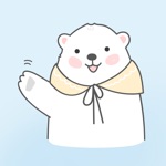 Sweet polar bear stickers