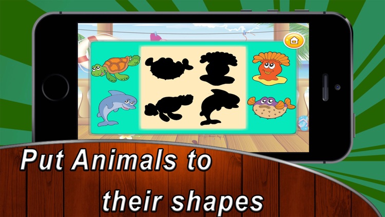 Animal Coloring and Puzzle Game