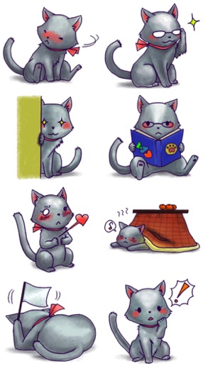 Lovely Cat Emoji(圖1)-速報App