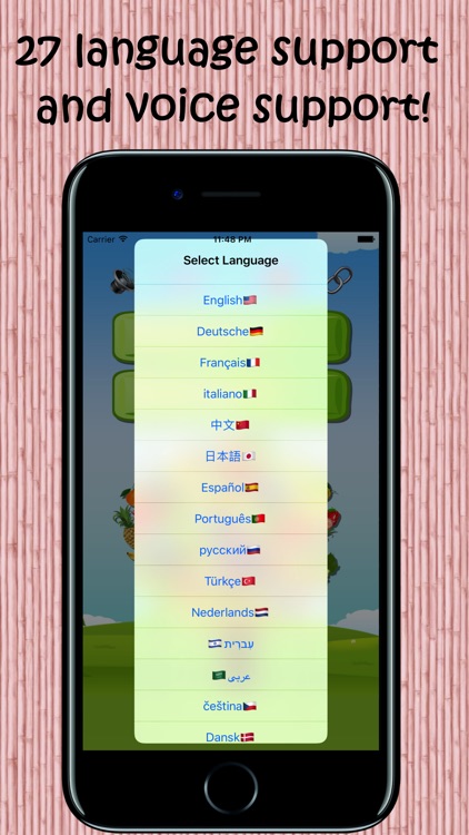 Learning Fruits | with voice and game for kids screenshot-4