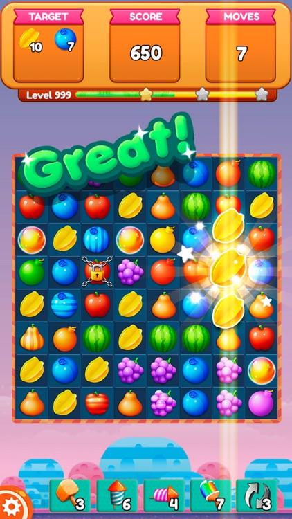 Fruit Puzzle Heroes