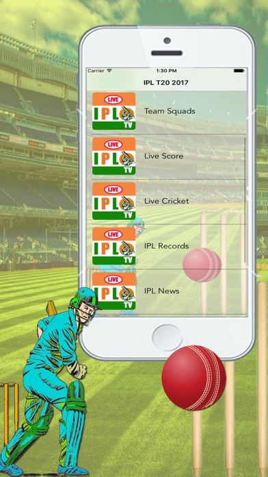 How to cancel & delete Live IPL T20 2017 Schedule  Teams & IPL Live Score from iphone & ipad 1