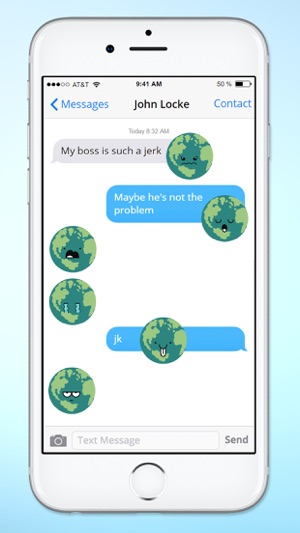 Planet Earth Emojis Emoticons Sticker Pack(圖2)-速報App