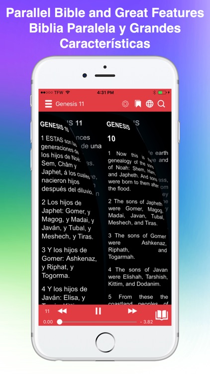 Spanish Bible Audio Español Audio Biblia screenshot-3