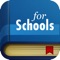 The Pearson eText for Schools app allows K-12 teachers and students who view their Pearson eText titles on a computer to also access their programs in a bookshelf on iPad