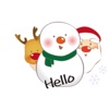 Many Stickers Of Santa Claus Snowman And Teddy