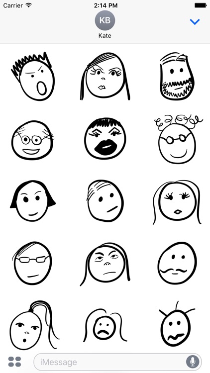 Doodly Faces Animated