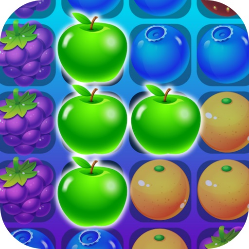 Angry Fruits Match Icon