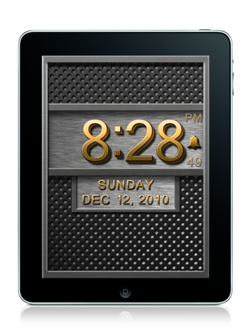 Clock 3D Metal Lite screenshot 4