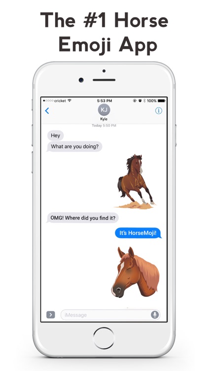 HorseMoji - Quarter Equestrian Horse Emoji Sticker