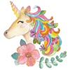 Watercolor Unicorn Sticker Pack
