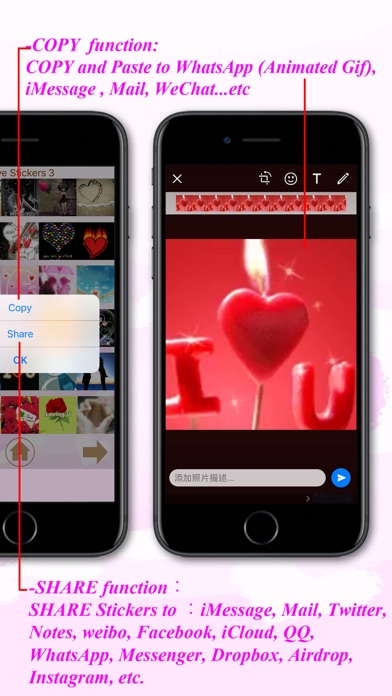 How to cancel & delete Love Stickers -Gif Stickers for WhatsApp,Messenger from iphone & ipad 2