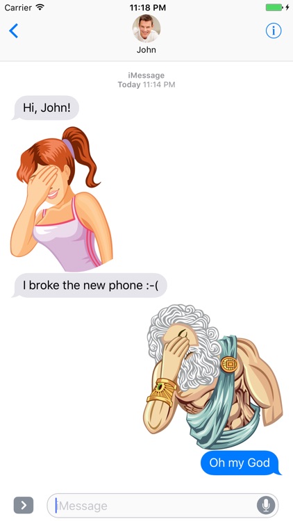 Facepalm Stickers for iMessage screenshot-3