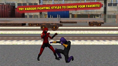 Ninja Kung Fu Street Fighting Challenge 3D Full Screenshot 2
