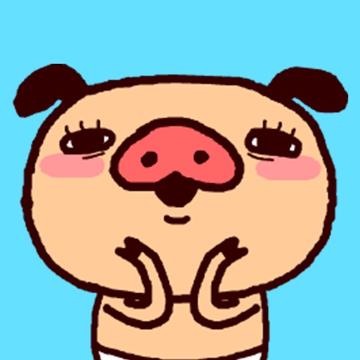 Dull Pig & Friends Animated Stickers icon