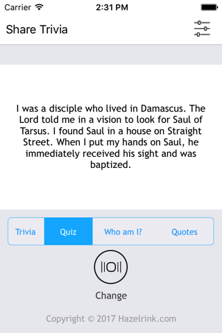 Bible Trivia - Quick and Fun Learning screenshot 2