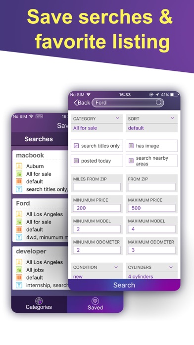 Mobile Pro for Craigslist - 二次取引、ホームケア、仕事のスクリーンショット2 Mobile Pro for Craigslist - 二次取引、ホームケア、仕事のスクリーンショット2