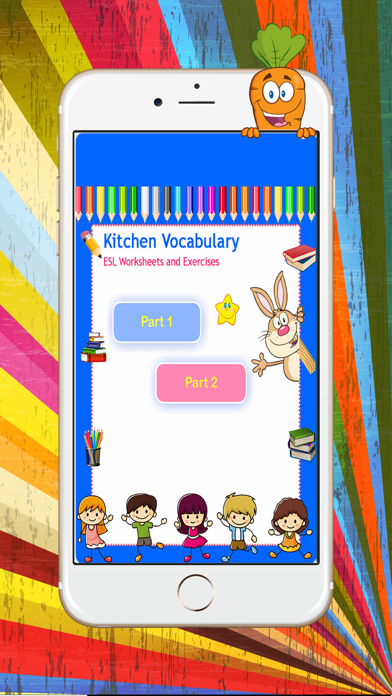 How to cancel & delete Kitchen Vocabulary ESL Worksheets and Exercises from iphone & ipad 1