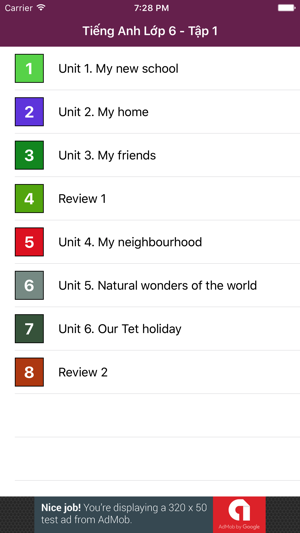 Tiếng Anh Lớp 6(圖1)-速報App