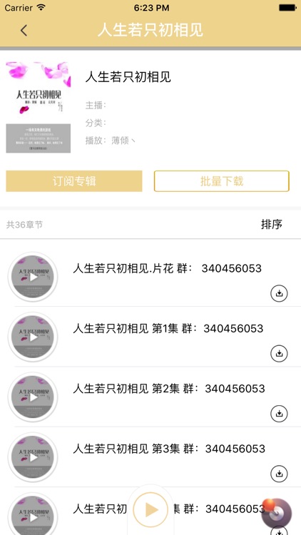 「人生若只初相见」有声小说-梅子黄时雨著