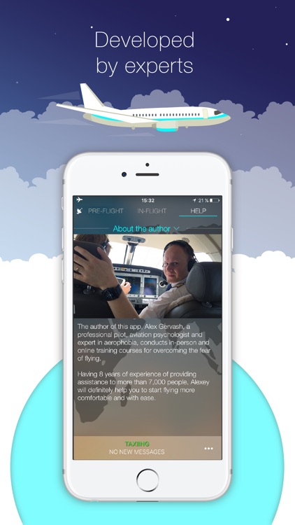 SkyGuru Pro. In-flight support and explanations.