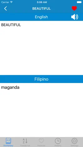 Game screenshot Filipino to English,English to Filipino Dictionary hack
