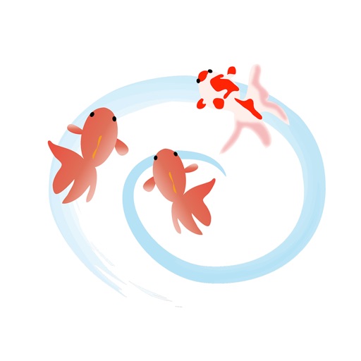 Sticker goldfish iOS App
